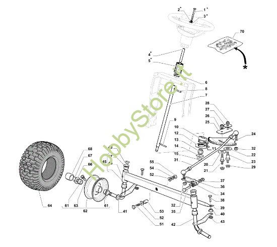 Picture of Sterzo OM 108L/18,5 H Cat. 2016 Trattorino