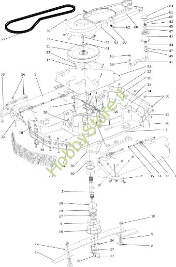 Picture of Piatto di taglio 92 cm CHEYENNE (KAWASAKI) Cat. 2016 Trattorino