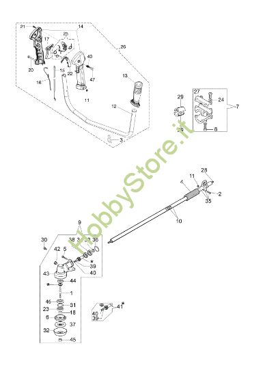 Picture of Trasmissione OM 36 Vers.2016 (Euro2) Decespugliatore