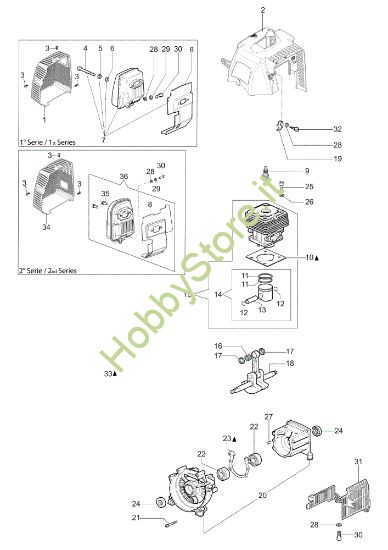 Picture of Motore OM 43 Vers.2016 (Euro2) Decespugliatore