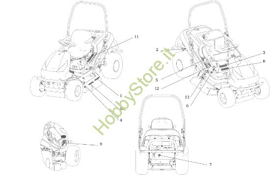 Picture of Etichette APACHE 92 EVO (K2400AVD V-Twin) Cat.2016 Trattorino