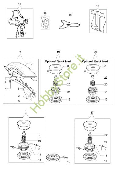 Picture of Accessori 733 T Decespugliatore