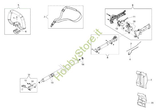 Picture of Trasmissione Unità motore BC 300 D
