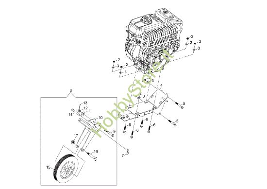 Picture of Ruotino MH 197 RKS (K800 HC) Motozappa
