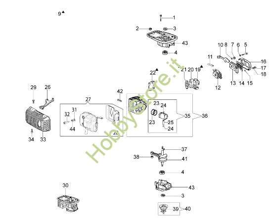 Picture of Motore MTL 51 Euro 2 (CN) Mototrivella