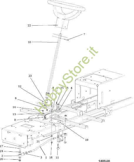 Picture of Sterzo OM 92/16KH (K1600AVD) Cat. 2017 Trattorino