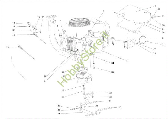 Picture of Motore CHEYENNE (KAWASAKI) Cat. 2017 Trattorino