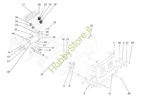 Picture of Impianto elettrico CHEYENNE (KAWASAKI) Cat. 2017 Trattorino