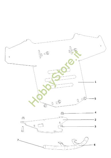 Picture of Cofano (2/3) OM 107 L/16 KH (K1600AVD) Cat. 2017 Trattorino