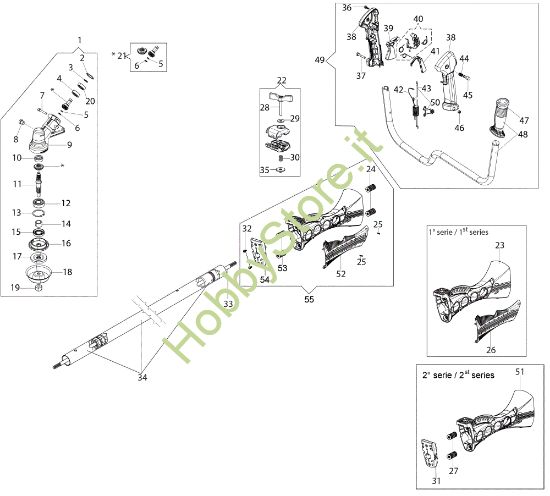 Picture of Trasmissione BC 550 MASTER Decespugliatore