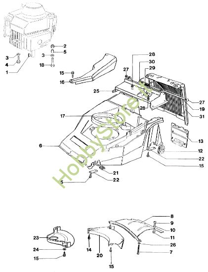 Picture of Carcassa LUX 53 KT Rasaerba