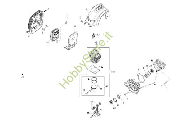 Picture of Motore BC 241 S Decespugliatore