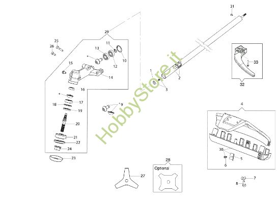 Picture of Decespugliatore Applicazione (Decespugliatore) BC 241 D (Ø 24/26 mm)