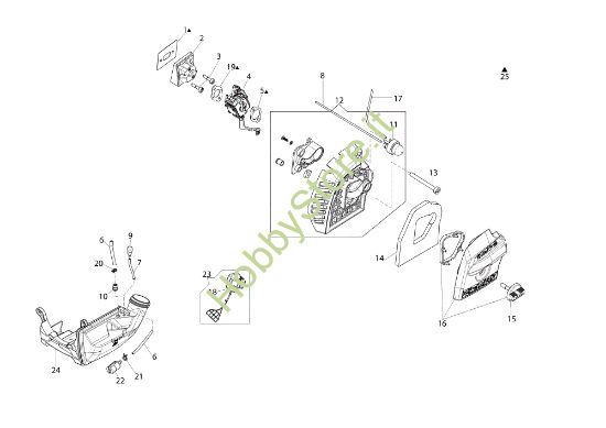 Picture of Filtro aria Unità motore BC 241 D (Ø 24/26 mm)