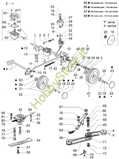 Picture of Gruppo assale LUX 53 KVF Rasaerba
