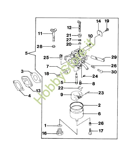 Picture of Carburatore LUX 53 KVF Rasaerba