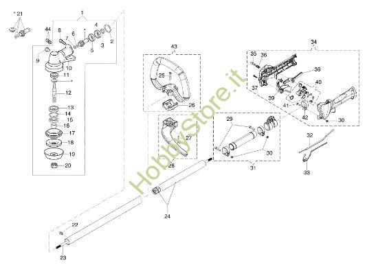 Picture of Trasmissione BC 400 S Decespugliatore