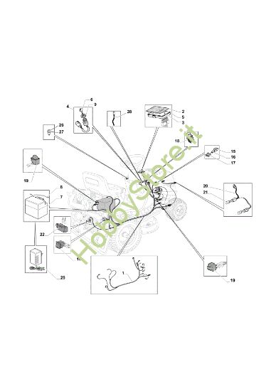 Picture of Impianto elettrico OM 84/14,5 K H Cat. 2018 Trattorino