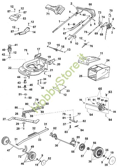 Picture of Esploso completo MAX 53 TV Rasaerba