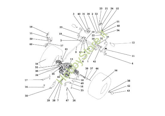 Picture of Trasmissione OM 107 L/24 KH (K2400AVD V-Twin) Cat. 2018 Trattorino