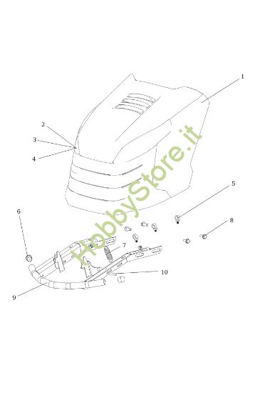 Picture of Cofano (2/2) OM 124/22 HP Cat. 2019 Trattorino