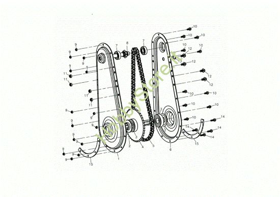 Picture of Ingranaggi MH 175 RKS (K800 HT - EURO5) Motozappa