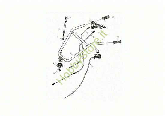 Picture of Manubrio MH 175 RKS (K800 HT - EURO5) Motozappa