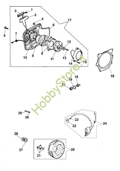 Picture of Gruppo avviamento 999 TTA Troncatore