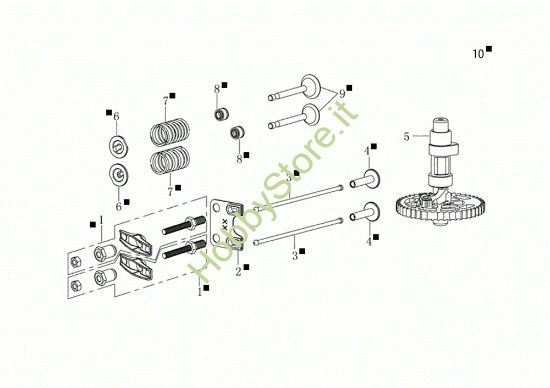 Picture of Kit valvola G 48 PK COMFORT SD (K 605) EURO 5 Rasaerba