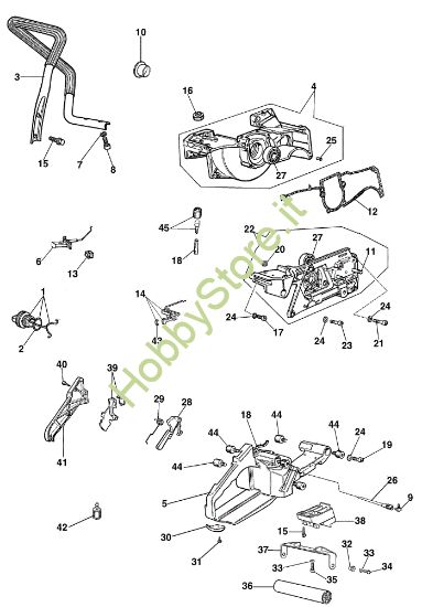 Picture of Basamento e serbatoio carburante 980 TTA Troncatore