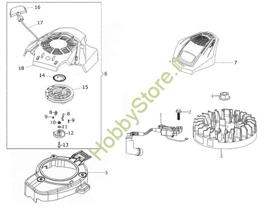 Picture of Avviamento GV 53 PK ALLROAD PLUS 4 (K655) EURO 5 Rasaerba