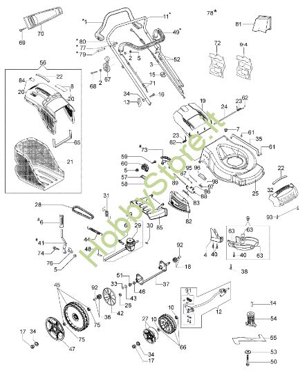 Picture of Esploso G 48 TK ALLROAD PLUS 4 (K655) EURO 5 Rasaerba