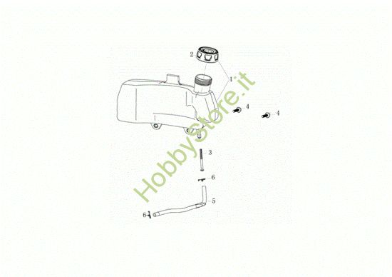 Picture of Serbatoio MAX 53 TK ALLROAD ALUMINIUM (K805) EURO 5 Rasaerba