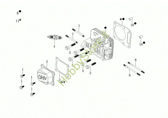 Picture of Testata G 53 TK ALL ROAD PLUS 4 (K805) EURO 5 Rasaerba