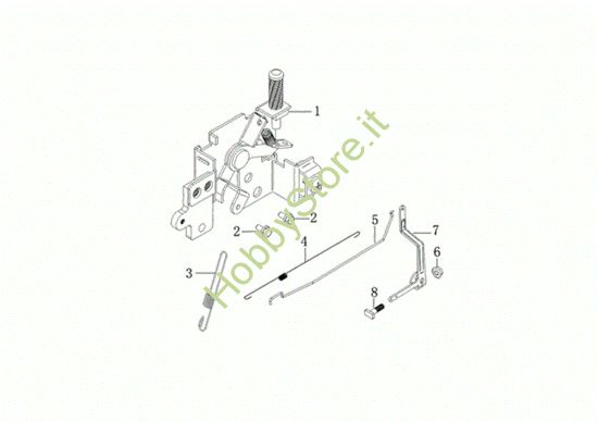 Picture of Leve di controllo G 53 TK ALLROAD EXA 4 (K805) EURO 5 Rasaerba