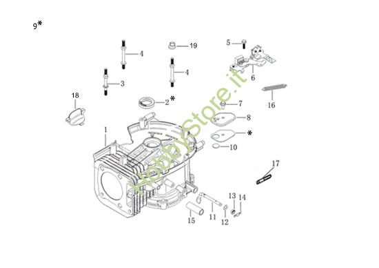 Picture of Basamento G 53 VK ALLROAD PLUS 4 (K805) EURO 5 Rasaerba