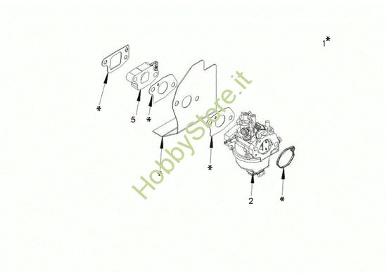 Picture of Carburatore G 53 VK ALLROAD PLUS 4 (K805) EURO 5 Rasaerba