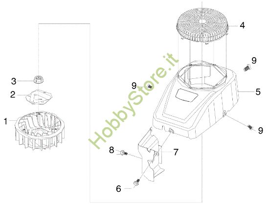 Picture of Avviamento MISTRAL 72/12,5 K H (3in1) (K1250) EURO 5 Trattorino