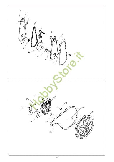 Picture of Transmission détail MH 165 R Motozappa