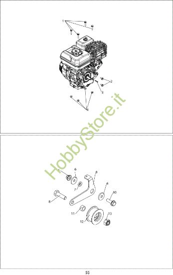 Picture of Motore MH 165 R Motozappa
