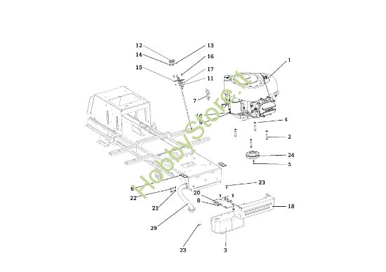 Picture of Motore OM 106/16 KH (K1600AVD - EURO5) Cat. 2019 Trattorino