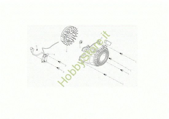 Picture of Avviamento completo MH 155 K Motozappa