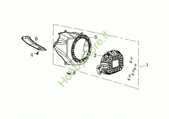 Picture of Avviamento completo WB 65 (K1100 H) Trinciasamenti