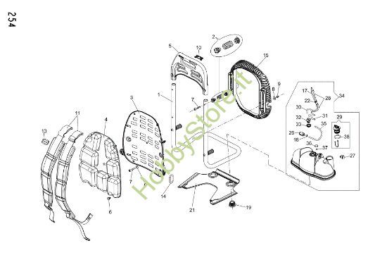Picture of Serbatoio / Telaio BV 901 Soffiatori