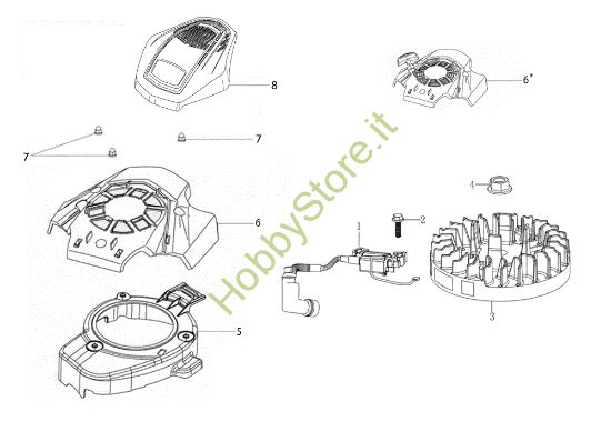 Picture of Avviamento G 48 TKE COMFORT PLUS (K655LI) EURO 5 Rasaerba