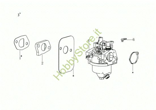 Picture of Carburatore G 48 TKE COMFORT PLUS (K655LI) EURO 5 Rasaerba