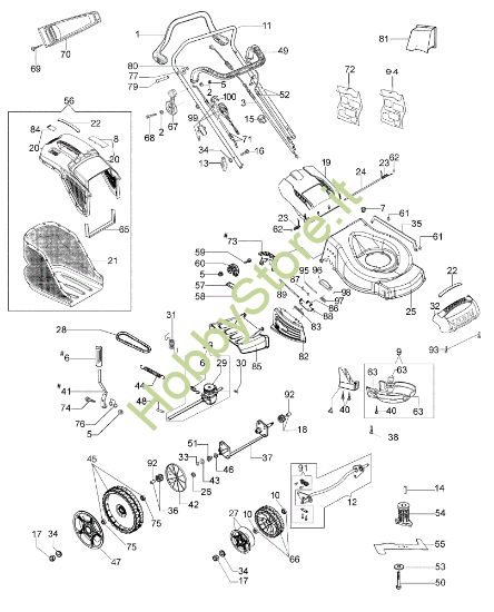 Picture of Esploso G 48 TKE ALLROAD PLUS 4 (K655LI) EURO 5 Rasaerba