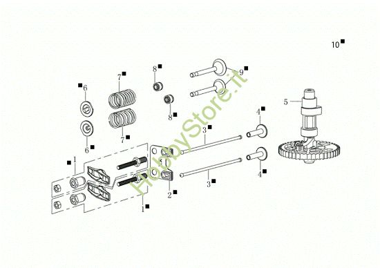 Picture of Kit valvola G 53 TKE COMFORT PLUS (K655LI) EURO 5 Rasaerba