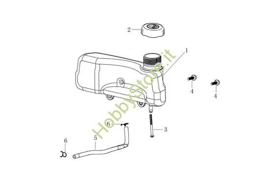 Picture of Serbatoio G 53 TKE ALL ROAD PLUS 4 (K655LI) EURO 5 Rasaerba