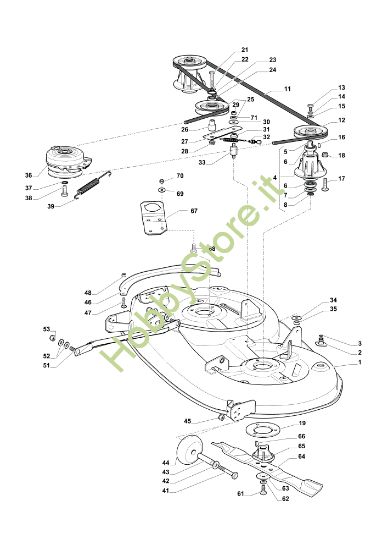 Picture of Piatto di taglio OM 108L/18,5 H Cat. 2020 Trattorino